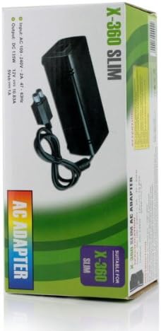 Xbox 360 Slim için P&o AC Adaptör Şarj Cihazı Güç Kaynağı Kablosu