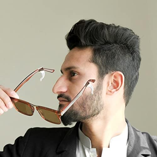 Veemoon Gözlük Tutucu 20 Pairs Silikon Gözlük Kulak Pedleri, Antiskid Gözlük Kanca Kulak Kavrama için Kapalı Açık
