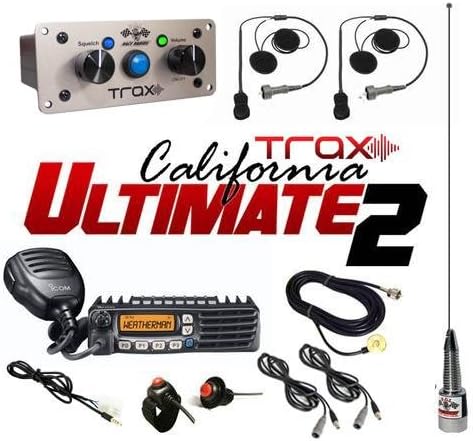 PCI Yarış Telsizleri Trax California Ultimate 2 Kişilik İletişim Kiti