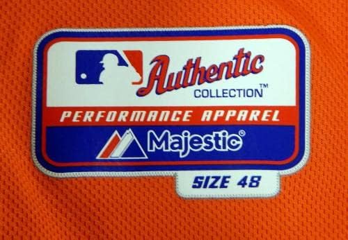 2013-2019 Houston Astros 16 Oyun Kullanılmış Turuncu Forma İsim Plakası Kaldırıldı 48 610 - Oyun Kullanılmış MLB