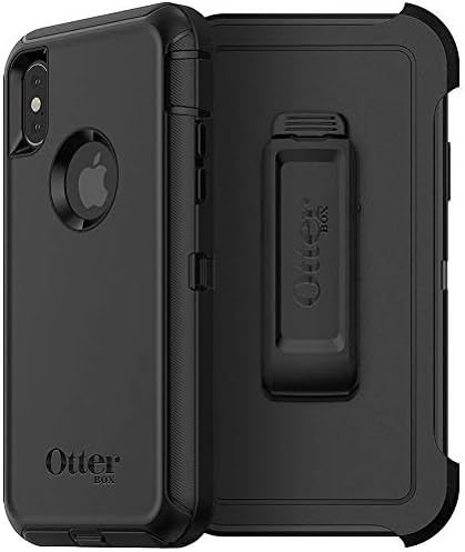 OtterBox DEFENDER SERİSİ Kılıf ve Kılıf için iPhone X / iPhone XS-Siyah