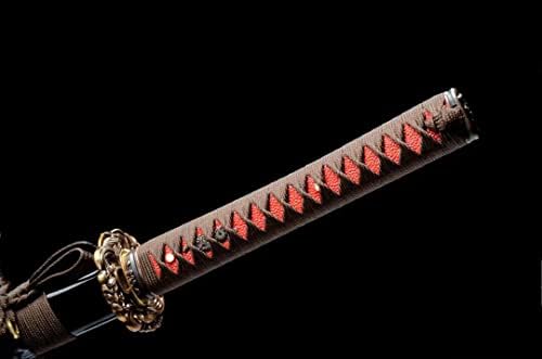 PJXC T1095 YÜKSEK Karbonlu Çelik Japon samuray Kılıcı Katana Keskin Bıçak