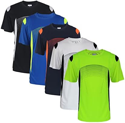 TanBridge Ter Esneklik Egzersiz UV Gömlek Erkekler için Kısa Kollu Hızlı Kuru Nefes T-Shirt Atletik Koşu Spor Salonu