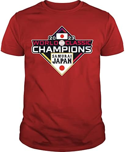 Samurai Japonya Beyzbol Takımı Dünya Şampiyonları Beyzbol Klasik 2023 Dünya Klasik Samurai Şampiyonu T-Shirt