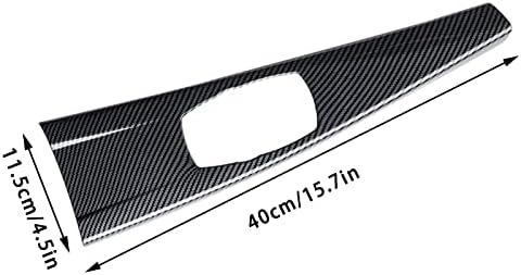 Flylin Multimedya Paneli Kapak, Karbon Fiber ABS İç Multimedya Paneli Kapak Trim Sticker Fit için 3 Serisi F30 F34