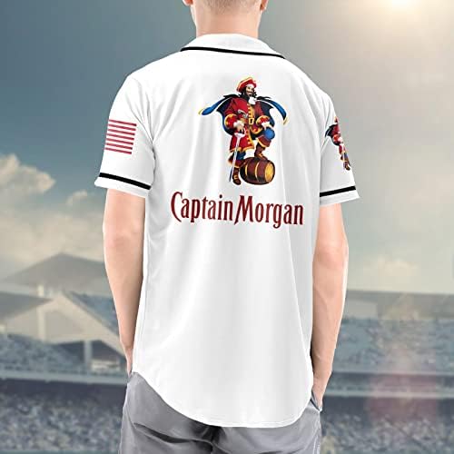 Kaptan Fan beyzbol Forması, Kaptan Beyzbol Forması Gömlek Kadın Erkek, Kaptan sevgilisi beyzbol Gömlek