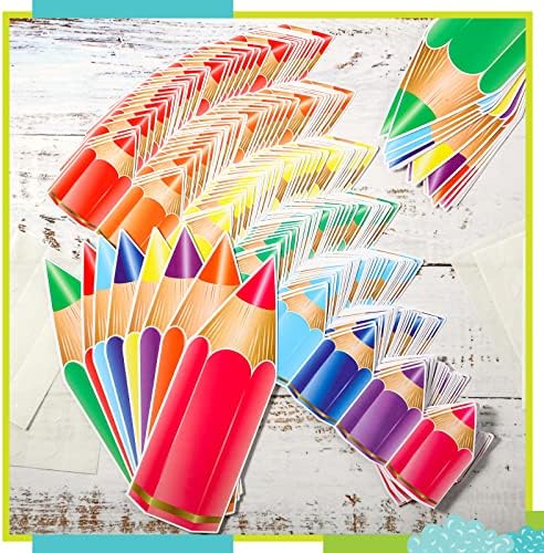 Renkli Kalem Bülten Tahtası Kenarlığı, Okul Bülten Panosuna Hoş Geldiniz, Mum Boya Kesikli Mum Boya Kenarlığı ve Okul
