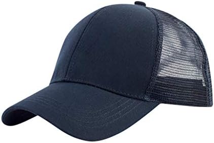 Renk Geri Beyzbol Açık Güneş Örgü Unisex Açık Şapka Kap Katı Kap Beyzbol Kapaklar Doku araba siperliği