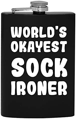 Dünyanın En İyi Çorap Ütüleyicisi - 8oz Kalça Alkol Şişesi
