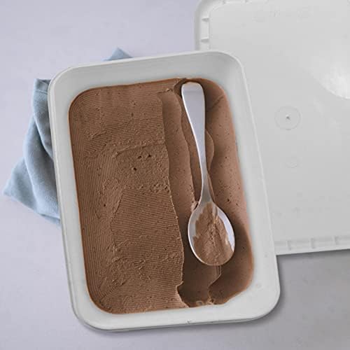 Hemoton Sebze Kabı 2 adet 3 Litre Dondurma kutu konteynerler Dondurucu Saklama Küvetleri Kapaklı Buzdolabı Dondurma