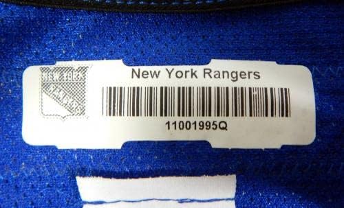 New York Rangers Boş Oyun Verilen Mavi Forma 58 DP39137 - Oyun Kullanılmış NHL Formaları