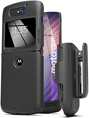 Motorola RAZR 5G Kemer Klipsi Kılıfı için Kılıflı DuraClip Kılıf (Ultra İnce, Flip Tasarım)