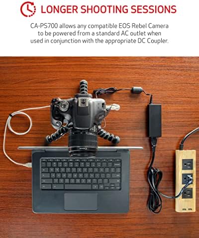 Canon EOS Web Kamerası Aksesuarları Başlangıç Kiti (Belirli EOS Rebel Kameralar için), Dizüstü Bilgisayar ve PC ile