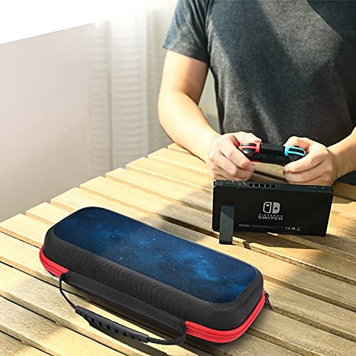 Nintendo Anahtarı için taşıma çantası Kılıf Yıldızlı Gökyüzü Darbeye Dayanıklı Sert Kabuk Koruyucu Kılıf Kapak ile