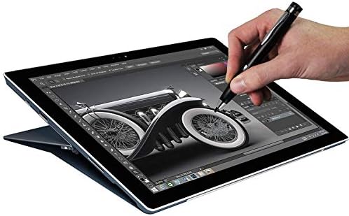Broonel Gri İnce Nokta Dijital aktif iğneli kalem ile Uyumlu Terra Mobile 1515 / Terra Mobile 1515 EDU