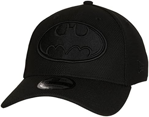 Yeni Dönem Batman Sembolü Siyah üzerine Siyah 39 Otuz Takılmış Şapka