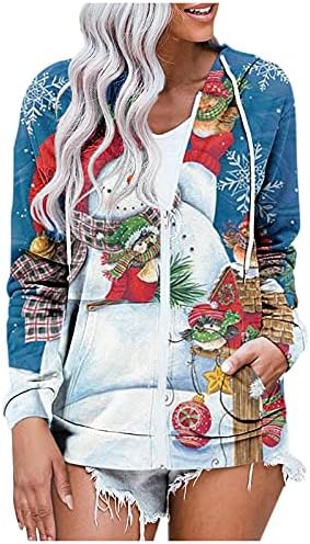 Kadınlar için uzun Kollu Gömlek,kadın Bulanık Polar oyuncak ayı Baskı Ceket Zip Up Uzun Kollu Kapşonlu Dış Giyim Cep