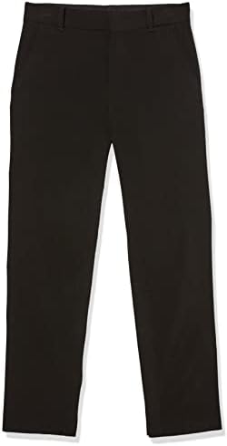 Van Heusen Erkek Adaptif Esnek Streç Düz Ön Elbise Pantolonu, Bel ve Bacak Açıklığında Velcro Kapatma