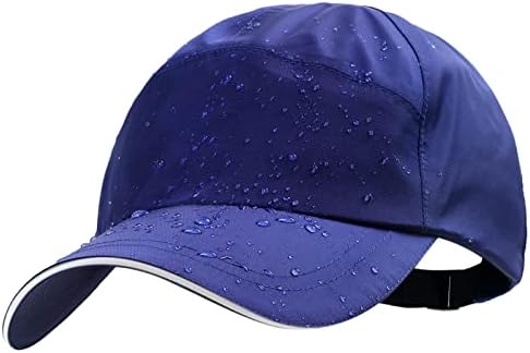 Erkek Su Geçirmez Golf beyzbol şapkası Rüzgar Geçirmez Nefes UPF50 + Açık Kapaklar Kadınlar için Spor Ayarlanabilir