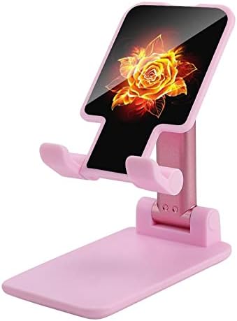 Çiçeklenme Yangın Gül Katlanabilir cep telefonu Standı Ayarlanabilir tablet tutucu Dağı Ev Ofis Masaüstü Pembe Tarzı