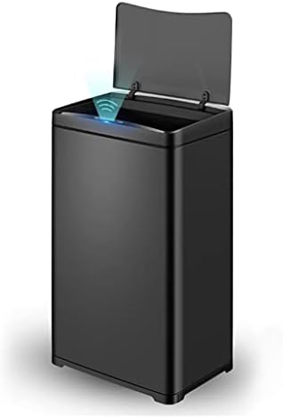 N / A Yüksek Kapasiteli Akıllı çöp tenekesi Paslanmaz Çelik Otomatik sensörlü çöp kovası çöp kutusu Ofis Banyo Mutfak
