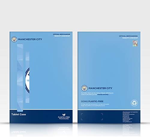 Kafa Çantası Tasarımları Resmi Lisanslı Manchester City Man City FC Kulübü Rozeti Camou Yumuşak Jel Kılıf Apple iPad