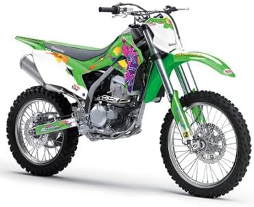 2008-2020 KLX 250 Gerileme Yeşil Senge Grafik Komple Kiti ile Binici Kimlik Kawasaki ile uyumlu