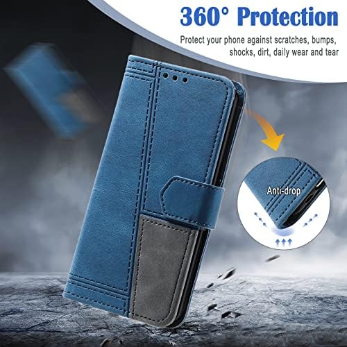 KKEIKO Kılıf için Galaxy A32 5G, cüzdan Kılıf için Samsung Galaxy A32 5G, PU Deri Manyetik Kapak ile TPU Darbeye Dayanıklı