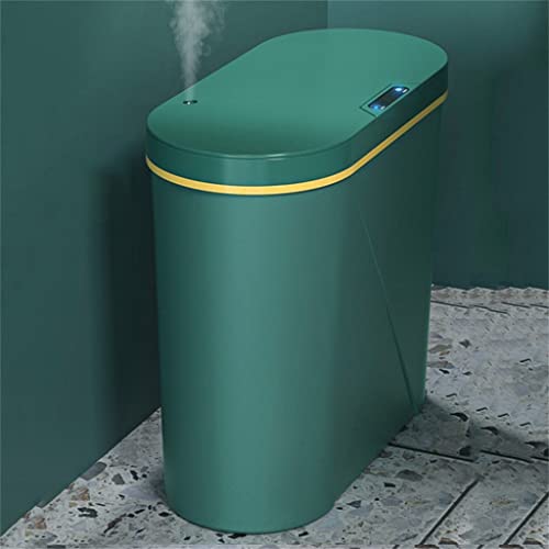 ZSEDP Sprey akıllı çöp tenekesi Elektronik Otomatik ev çöp kutuları Mutfak Banyo Çamaşır tuvalet dar yerler sensör