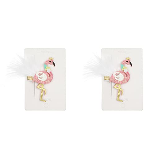 ABOOFAN Ördek Gagalı Saç Klipleri 2 adet Tokalarım Aksesuarları Saç Flamingo Şekli Elbise Kadın Timsah Küçük Bayanlar