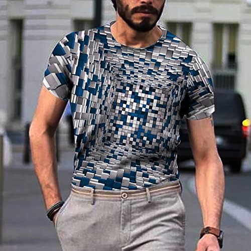 Erkekler grafikli tişört Hipster Hip Hop Kravat Boya Baskı Tee Gömlek Kısa Uzun Kollu Renk Bloğu Graffiti Casual Tops