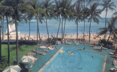 Waikiki Plajı, Hawaii Kartpostalı