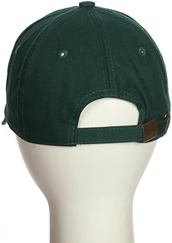 Özel Şapka A'dan Z'ye İlk Harfler Klasik Beyzbol Şapkası, Dk Yeşil Şapka Altın Beyaz