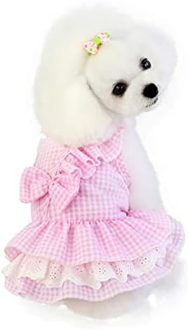 Köpekler için elbise Büyük Kız Pamuk Bahar ve Yaz Evcil Hayvan Giysileri Bahar Sevimli Evcil Hayvan Malzemeleri Pamuk