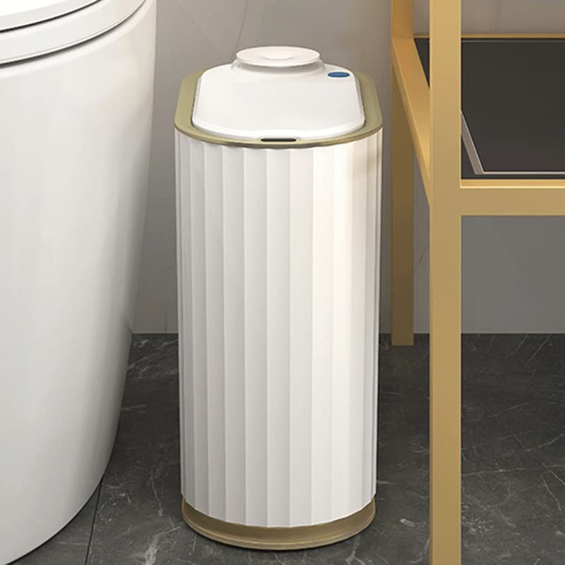SLSFJLKJ Akıllı sensörlü çöp kovası Can Ev Otomatik Elektronik çöp kutusu Mutfak çöp kutusu Tuvalet Su Geçirmez Dar