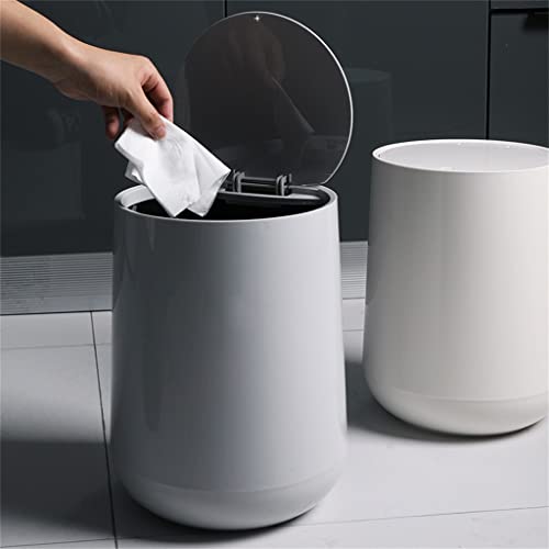 LYSLDH çöp kutuları Mutfak Banyo Wc Çöp Sınıflandırma çöp kutusu Çöp Kovası Pres Tipi (Renk : D, Boyut: 17X14. 5X13CM)
