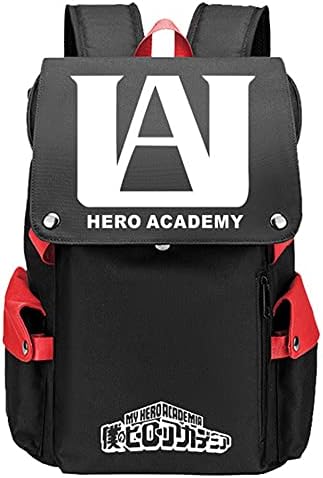 Hero Academia Cosplay Sırt Çantası Deku Anime Okul Çantaları Sırt Çantası Dizüstü Sırt Çantası Büyük Seyahat Çantası