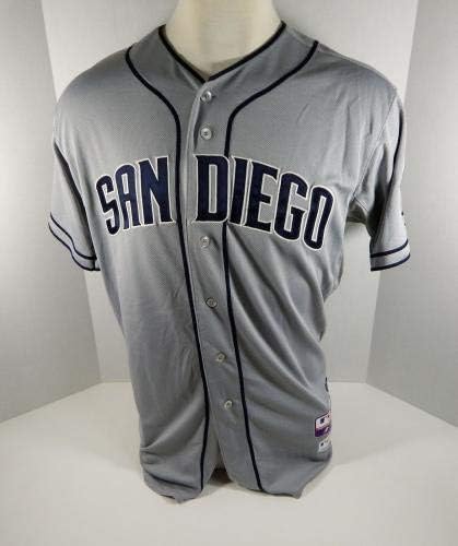 2013 San Diego Padres Griffin Benedict 81 Oyun Gri Forma Yayınladı - Oyun Kullanılmış MLB Formaları
