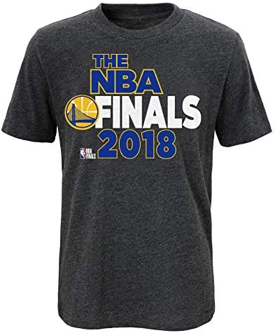 OuterStuff NBA Büyük Erkek Gençlik (8-20) Golden State Warriors NBA Büyük Erkek Gençlik 2018 Finalleri T-Shirt
