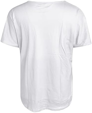 2023 Yaz Üstleri Kadınlar için Sevimli Kelebek Baskı T-Shirt V Boyun Tee Gömlek Şık Casual Tshirt Retro Gevşek Tunik