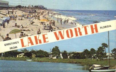 Lake Worth, Florida Kartpostalı