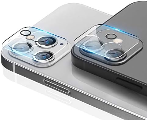 [ 2 Paket] ZUSLAB Kamera Lens Koruyucu Apple iPhone ile Uyumlu 12 Koruyucu Temperli Cam-Çizilmez, Kolay Kurulum 9H