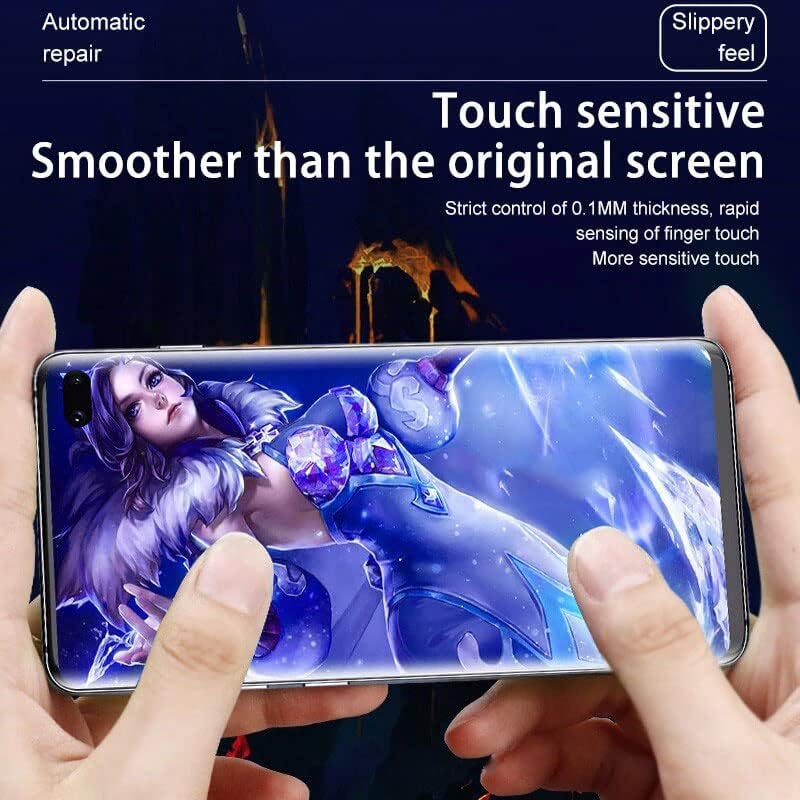 PORRVDP Hidrojel Film Ekran Koruyucu Samsung Galaxy A71 5G, 2 Adet Şeffaf Yumuşak TPU Koruyucu Film (Temperli Cam