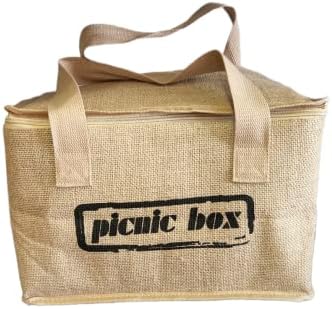 Çuval bezi Piknik Soğutucu Moda Çanta Yalıtımlı Yumuşak Taraflı Taşınabilir Soğutucu Piknik Depolama Açık Seyahat