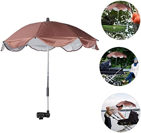 Kisangel Arabası Güneş Gölge Puset Puset Şemsiye Klip Şemsiye Puset Pram Güneş geçirmez Şemsiye ile Ayarlanabilir