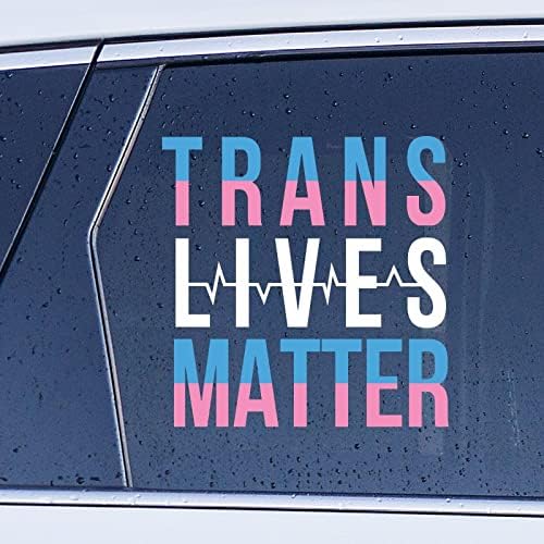 Guangpat Lezbiyen Gay İlerleme Gurur Gökkuşağı Çıkartmalar Araba Trans Lives Matter Biseksüel Lezbiyen Araba Çıkartması