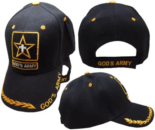 Ticaret Rüzgarları tanrı'nın Ordusu yıldız isa şapka Beyzbol Şapkası (Siyah) CAP824 şapka