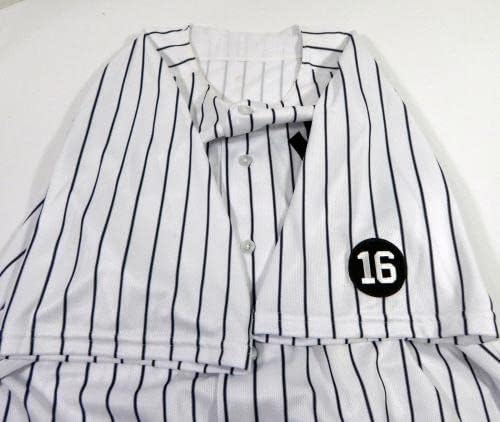 2021 New York Yankees Marcus Thames 72 Oyun Pos Kullanılmış Beyaz Forma 16 P 3-Oyun Kullanılmış MLB Formaları