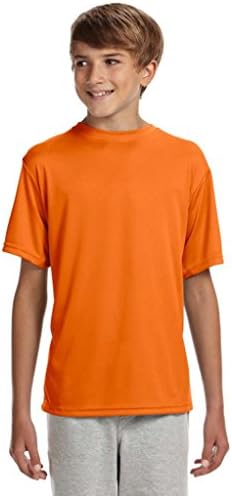 A4 Gençlik Soğutma Performansı Ekip Kısa Kollu Tişört