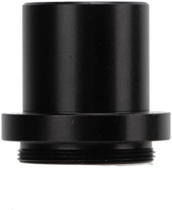 Mikroskop Kamera Mercek Adaptörü, Siyah Kolay Kurulum C / CS Portu Mikroskop Mercek Metal Adaptörü için Uygun Mikroskop